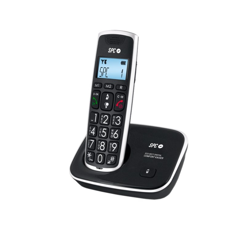 Spc | PC | 7608N Telefone DECT CONFORT KAISER | Preto
