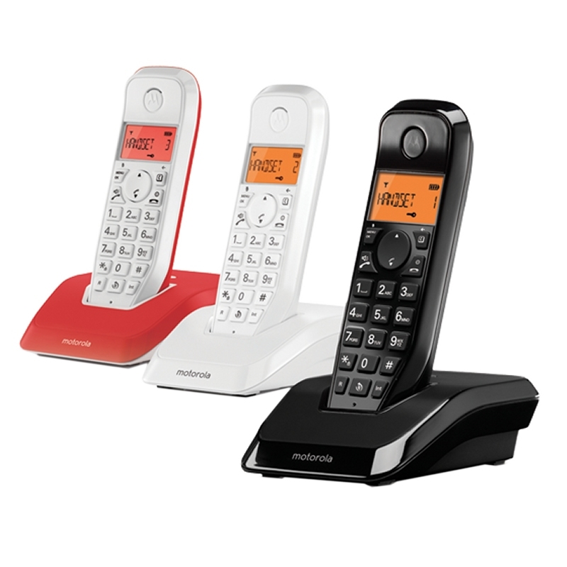 Motorola | S1203 Telefone DECT TRIO Cores | Preto