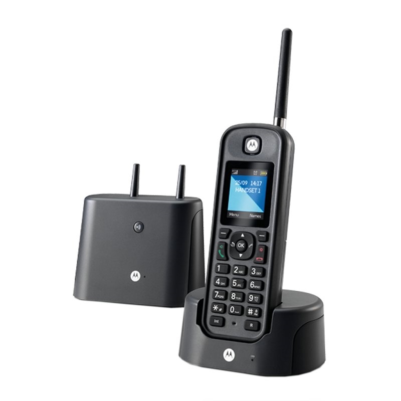 Motorola O201 Telefone DECT Identificação de chamadas Preto