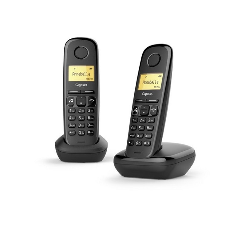 Gigaset | A270 Fios DECT Duo | Preto