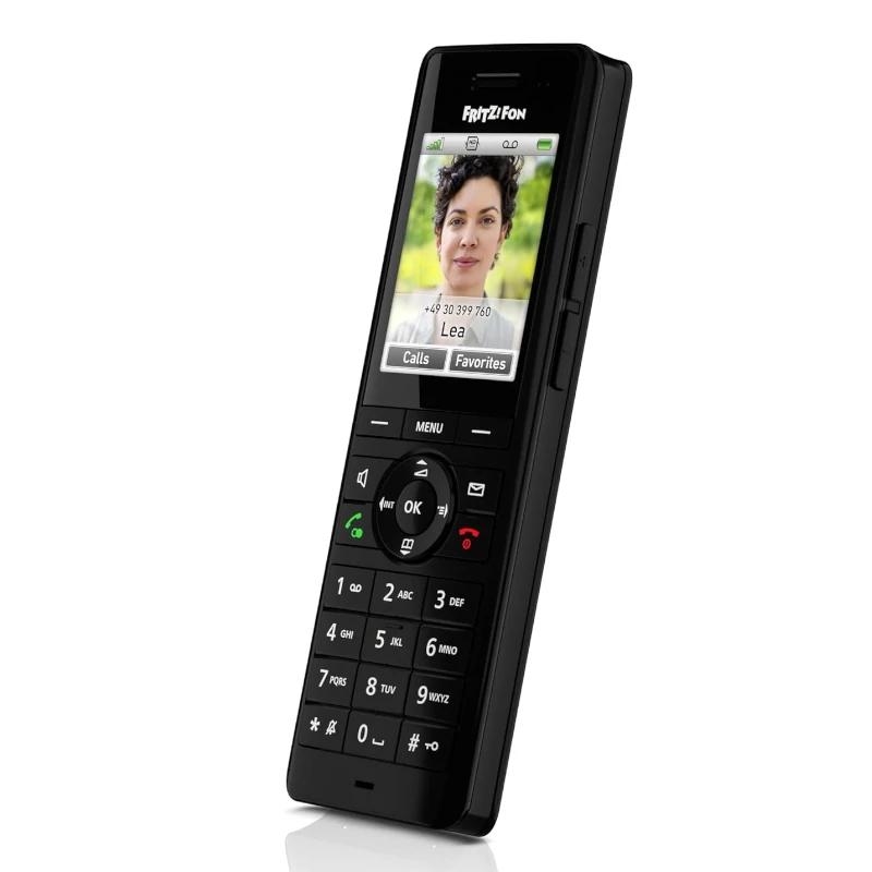 Fon FRITZ! X6 INT Telefone DECT Identificação de chamadas Preto