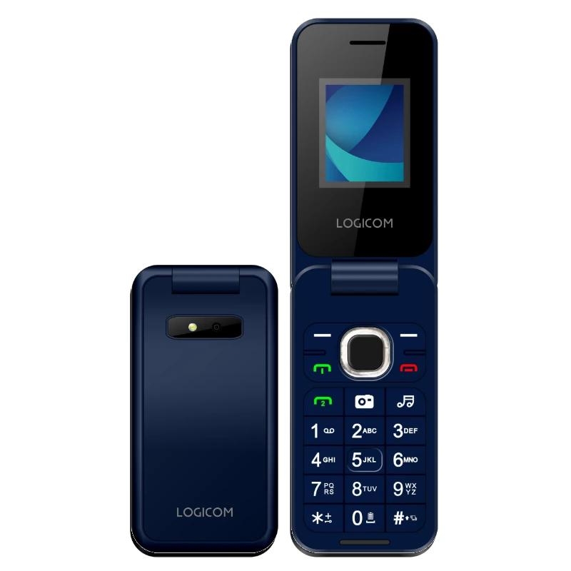 Logicom | Fleep 460 Móvil Básico | 4G | 1.77" | Azul
