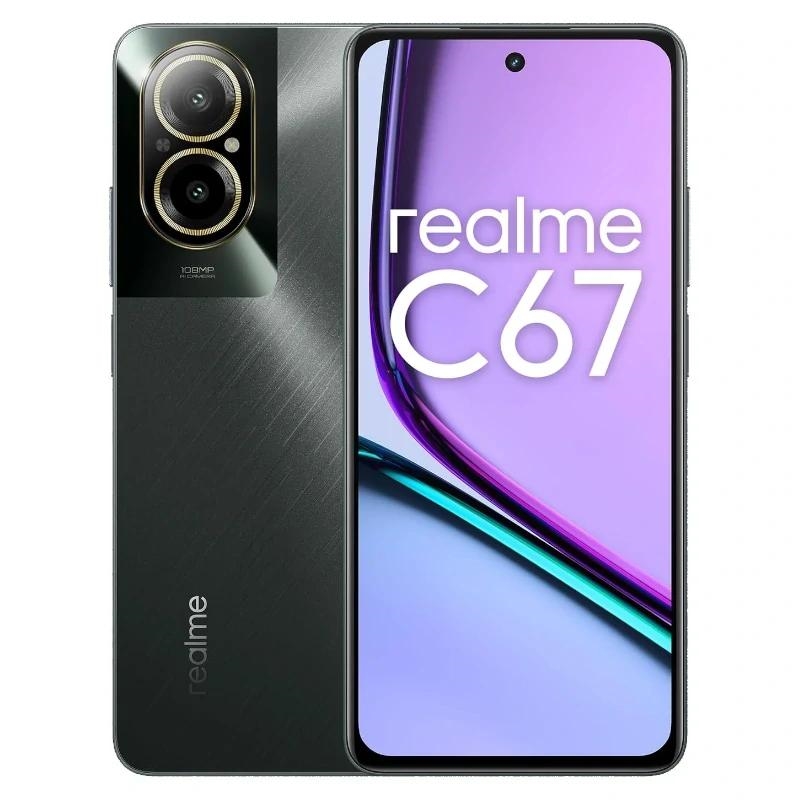 Realme | C67 .72" | LTE 0 Portas | 33W | 6.72" | FHD | 2TB | 6GB | Preto