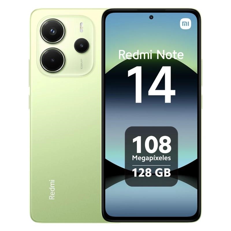 XIAOMI | Redmi Note 14 ,67" | 4G | 33W | 6.67" | 1080P | 1TB | 6GB | Verde