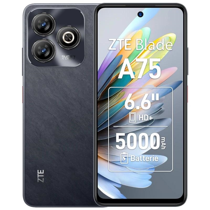 ZTE | Blade A75 6,6" HD+ | 6.6" | 256GB | 10GB | Preto