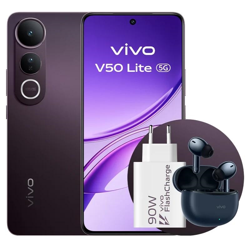 Vivo | V50 Lite | 5G | 90W | 6.77" | 256GB | 8GB | Preto