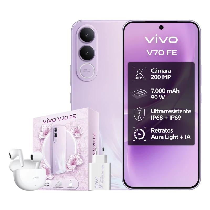 Vivo | V70 FE | 512GB | 8GB | Roxo
