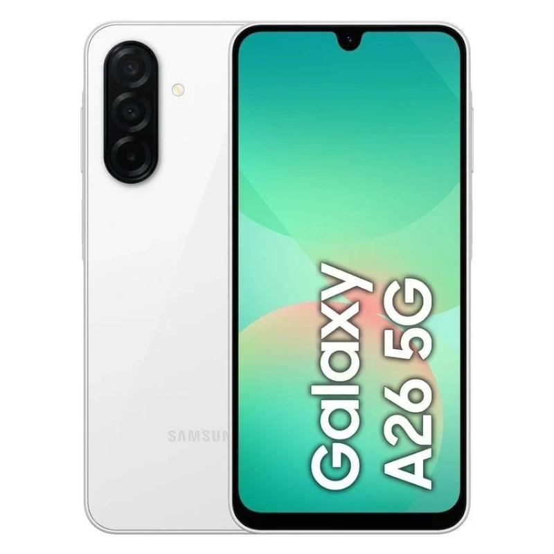SAMSUNG | Galaxy A26 | 5G 10 Portas | 6.7" | FHD | 2TB | 8GB | Branco