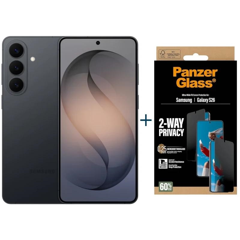 SAMSUNG | Galaxy S26 | 5G | 6.3" | UHD | 256GB | 12GB | Preto