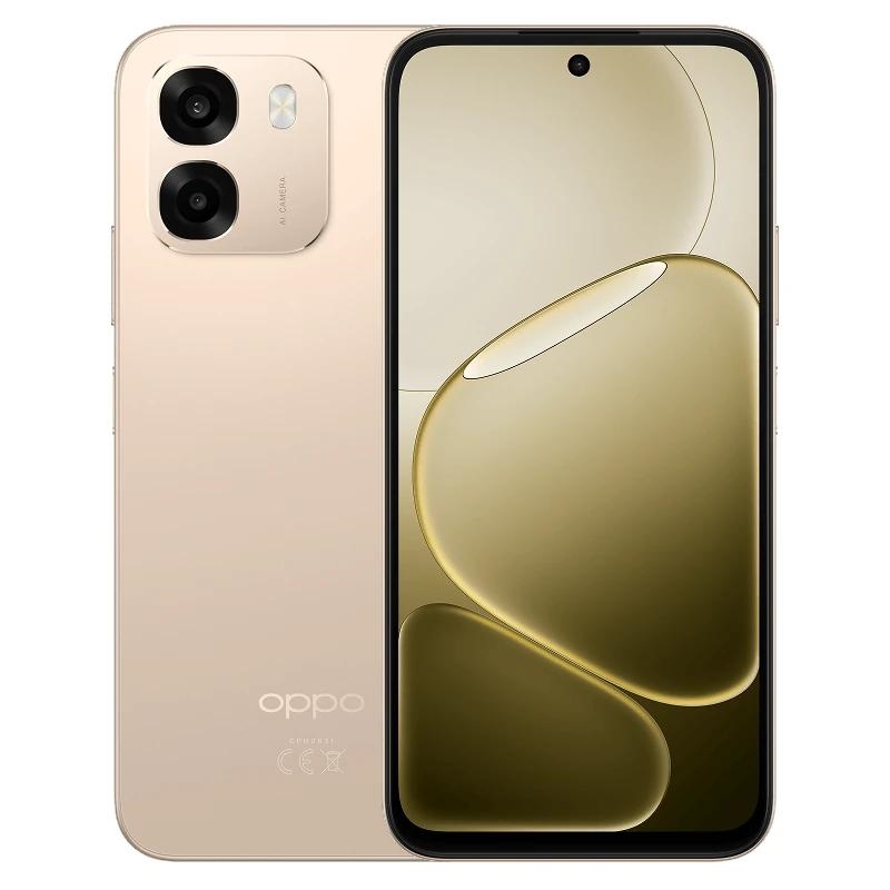 Oppo | A6 | 5G | 45W | 6.75" | 1080P | 256GB | 6GB | Dourado