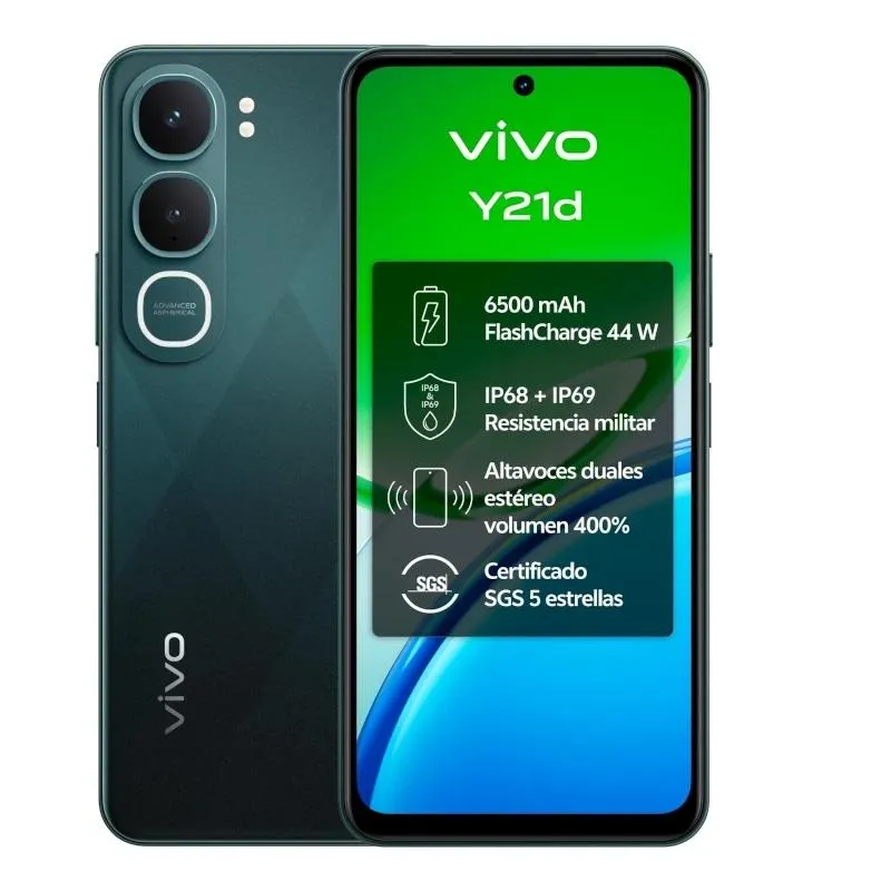 Vivo | Y21d | 6.68" | 128GB | 4GB | Verde
