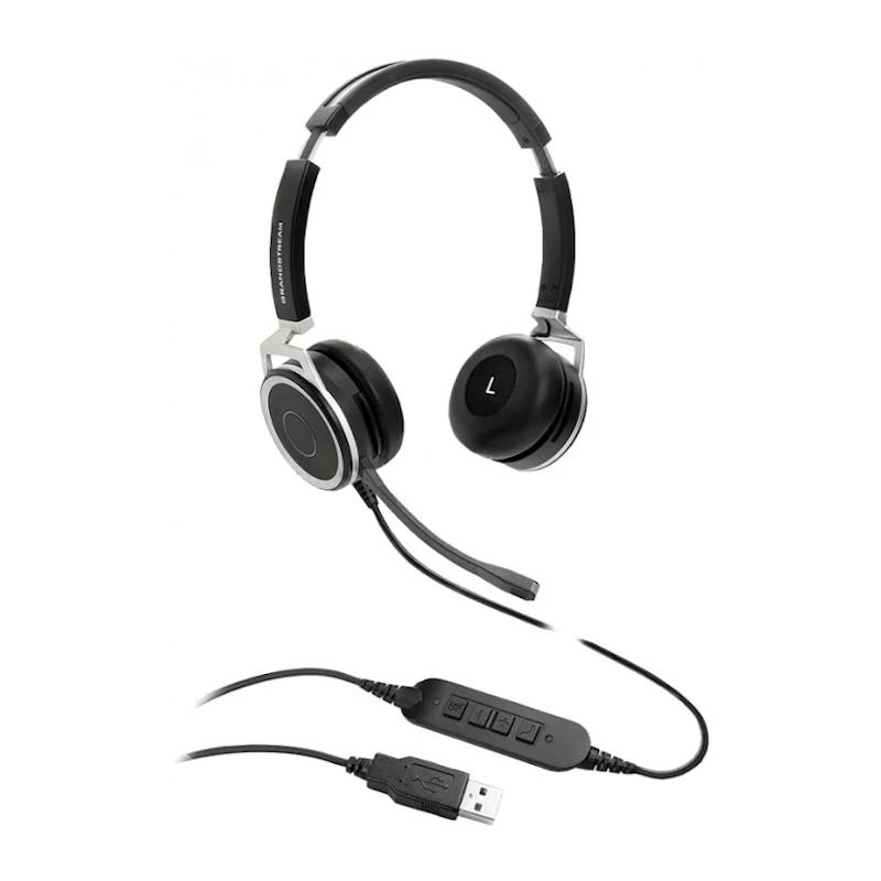 Grandstream | GUV3005 Auriculares HD USB Microfone