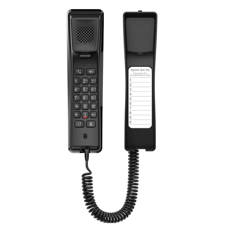 Fanvil | H2U-B Telefone IP Hotel 2 Linhas | PoE | Preto