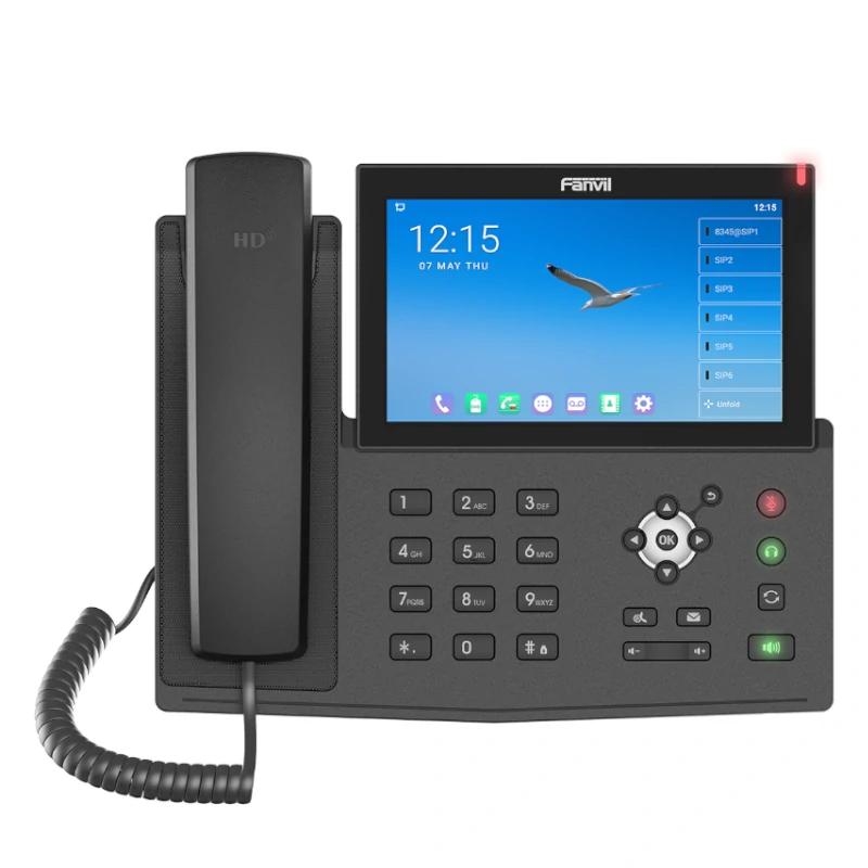 Fanvil | X7A 20 linhas SIP Telefone Android | 4G PoE | 86W | 1080P