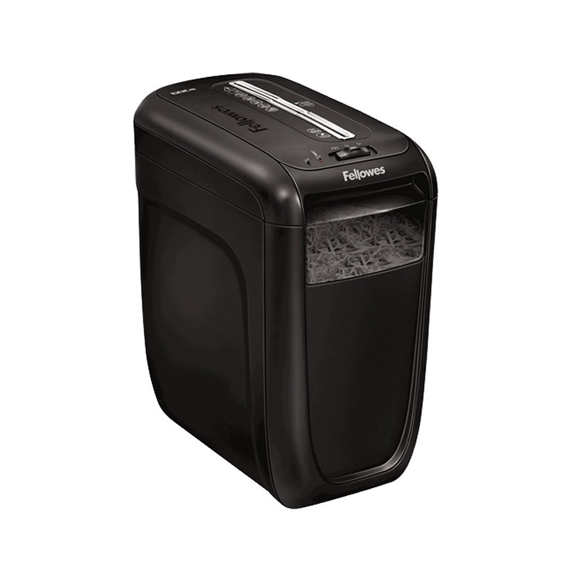 Fellowes 60Cs destruidora de papel Trituração transversal 72 dB 23 cm Preto