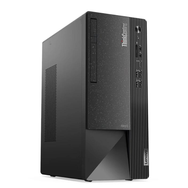 Lenovo ThinkCentre neo 50t Intel® Core™ i5 i5-12400 16 GB DDR4-SDRAM 512 GB SSD Windows 11 Pro Tower PC Preto