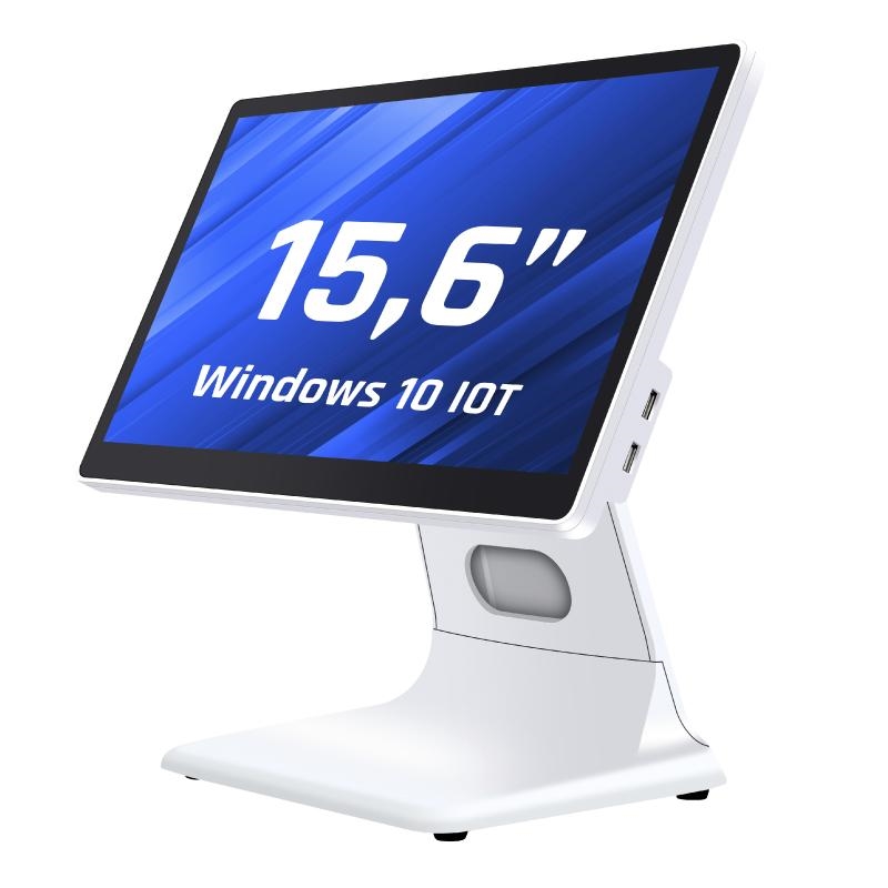 iggual AIO W156.88.N100 3,4 GHz 39,6 cm (15.6") 1920 x 1080 pixels Ecrã táctil Branco