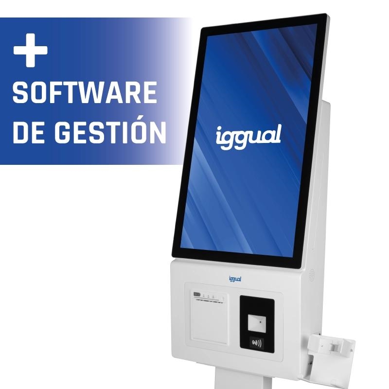 IGGUAL | Kiosco interactivo ORCHID 27" + Software | i5-12450H | FHD | 256GB | 8GB