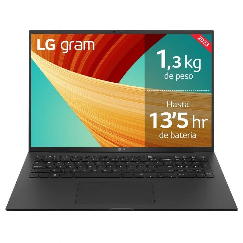 LG Gram 17ZD90R Intel® Core™ i7 Extreme Edition i7-1360P Computador portátil 43,2 cm (17") 2K 16 GB LPDDR5-SDRAM 512 GB SSD Wi-Fi 6 (802.11ax) Espanhol Preto