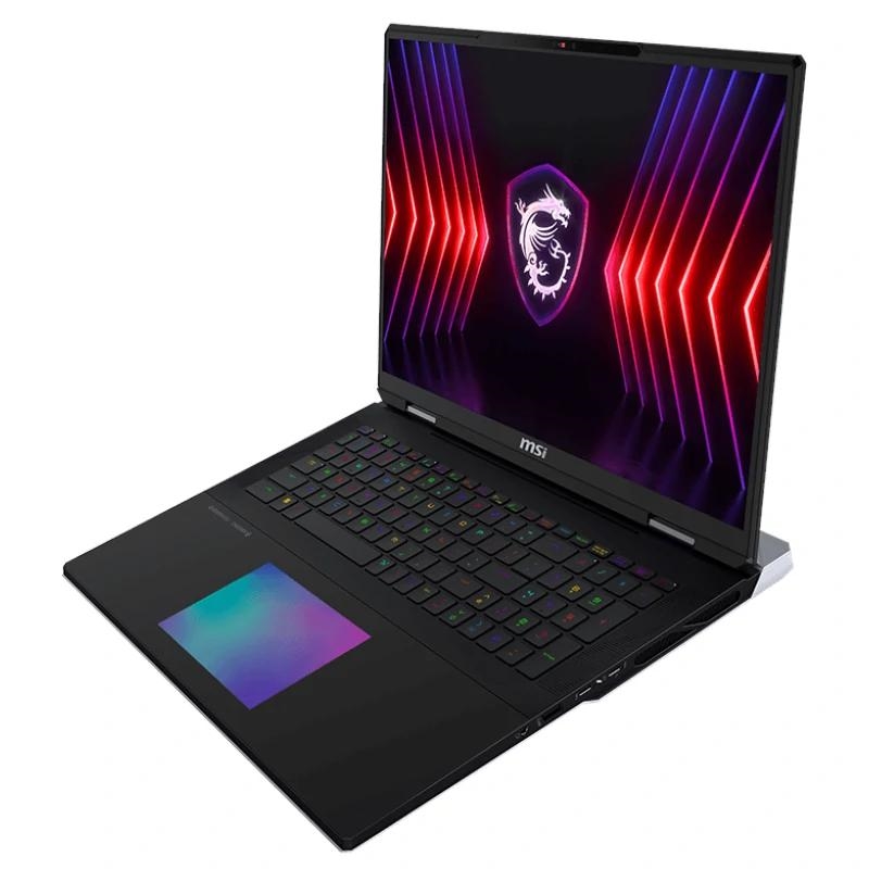 MSI Raider Titan 18 HX A14VIG-080ES Intel® Core™ i9 i9-14900HX Computador portátil 45,7 cm (18") UHD+ 64 GB DDR5-SDRAM 2 TB SSD NVIDIA GeForce RTX 4090 Wi-Fi 7 (802.11be) Windows 11 Home Preto