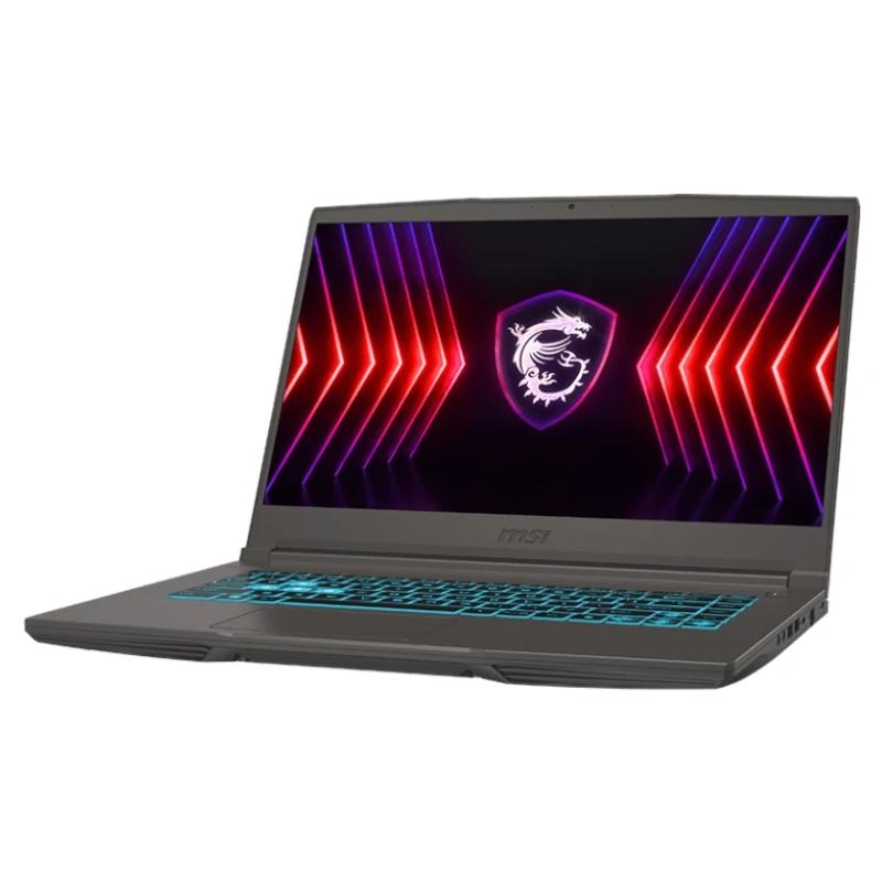 MSI Thin A15 B7V AMD Ryzen™ 7 7735HS Computador portátil 39,6 cm (15.6") Full HD 16 GB DDR5-SDRAM 512 GB SSD NVIDIA GeForce RTX 4050 Wi-Fi 6E (802.11ax) FreeDOS Cinzento