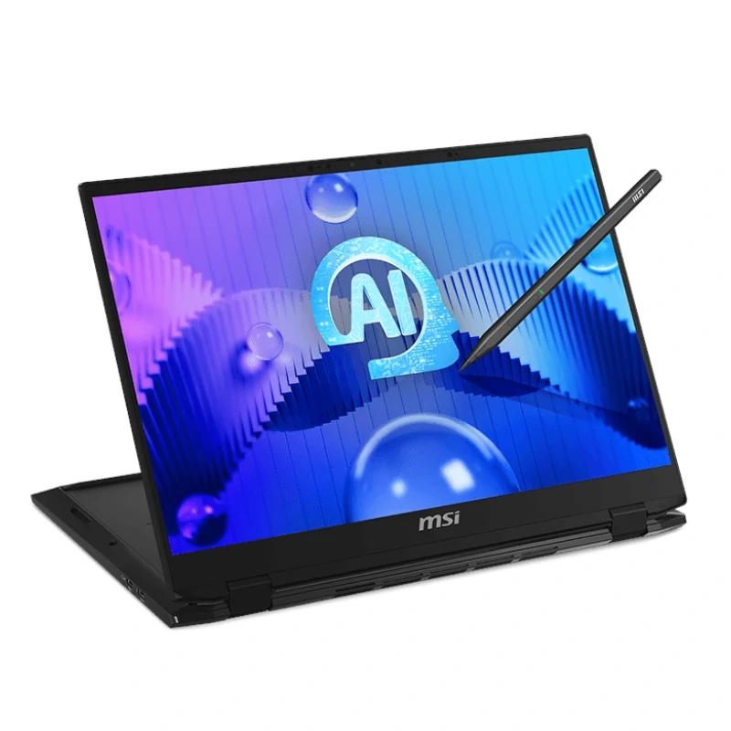 MSI Summit E16 AI EVO A1MTG-016ES Intel Core Ultra 7 155H Híbrido (2 em 1) 40,6 cm (16") Ecrã táctil Quad HD+ 16 GB LPDDR5-SDRAM 1 TB SSD Wi-Fi 7 (802.11be) Windows 11 Home Preto