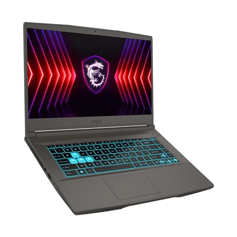 MSI Thin 15 B13VE-2655XES Intel® Core™ i7 i7-13620H Computador portátil 39,6 cm (15.6") Full HD 16 GB DDR4-SDRAM 512 GB SSD NVIDIA GeForce RTX 4050 Wi-Fi 6E (802.11ax) FreeDOS Cinzento