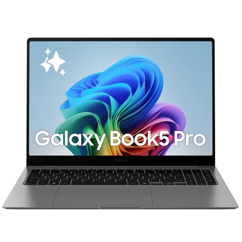 Samsung Galaxy Book5 Pro Intel Core Ultra 5 226V Computador portátil 40,6 cm (16") Ecrã táctil WQXGA+ 16 GB LPDDR5x-SDRAM 512 GB SSD Wi-Fi 7 (802.11be) Windows 11 Pro Espanhol Cinzento