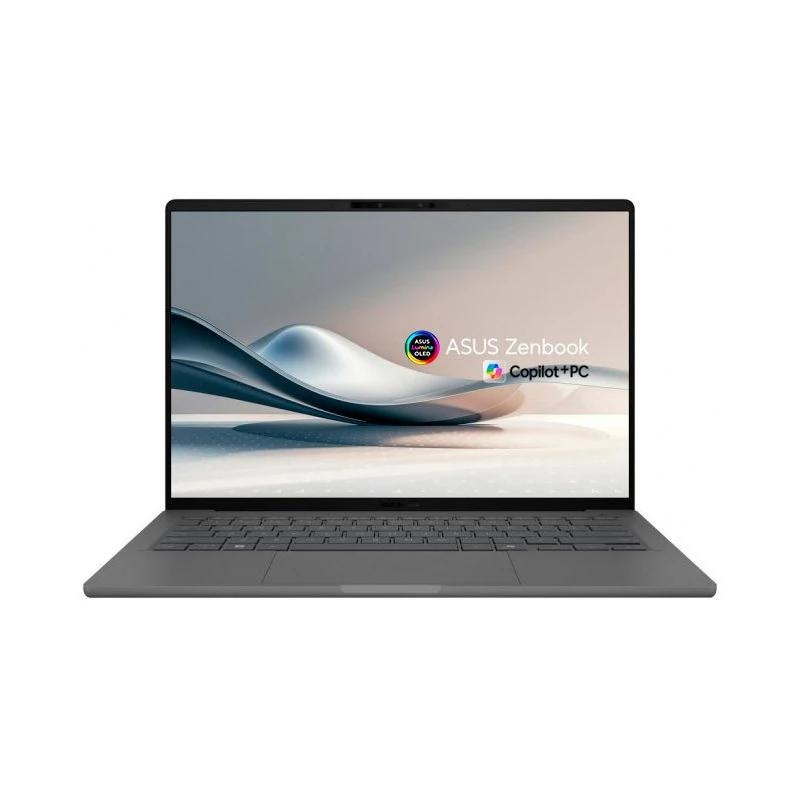 ASUS Zenbook A14 UX3407QA-QD412W Copilot+ PC Qualcomm Snapdragon X1-26-100 Computador portátil 35,6 cm (14") WUXGA 32 GB LPDDR5x-SDRAM 512 GB SSD Wi-Fi 6E (802.11ax) Windows 11 Home Cinzento