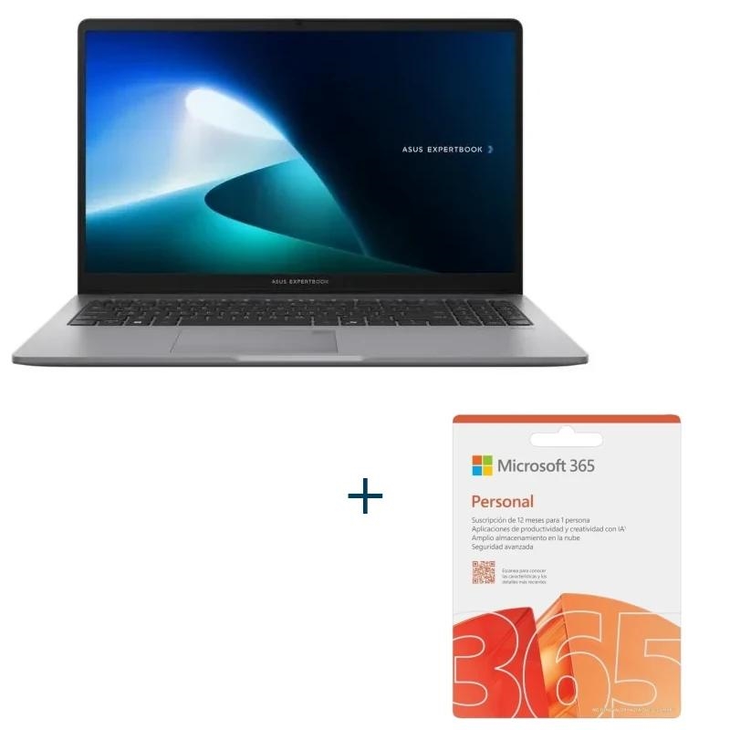 ASUS | P1503CVA-S72048X C7-240H W11P + O365 Persona | 65W | 15.6" | 4K | 1TB | 16GB