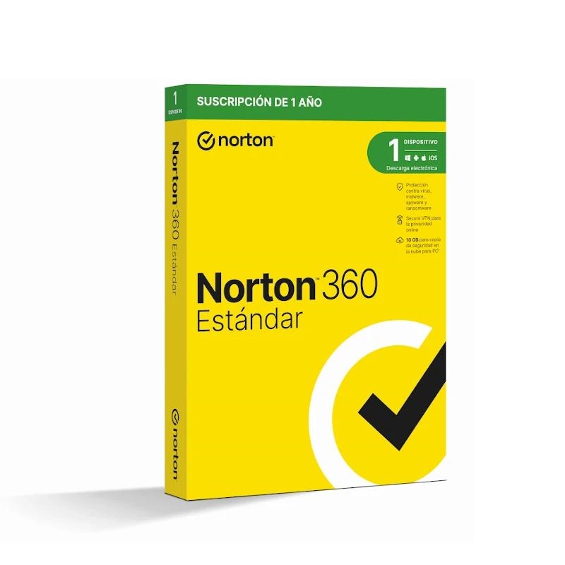 Norton 360 Standard Segurança antivírus Base Espanhol 1 licença(s) 1 ano(s)