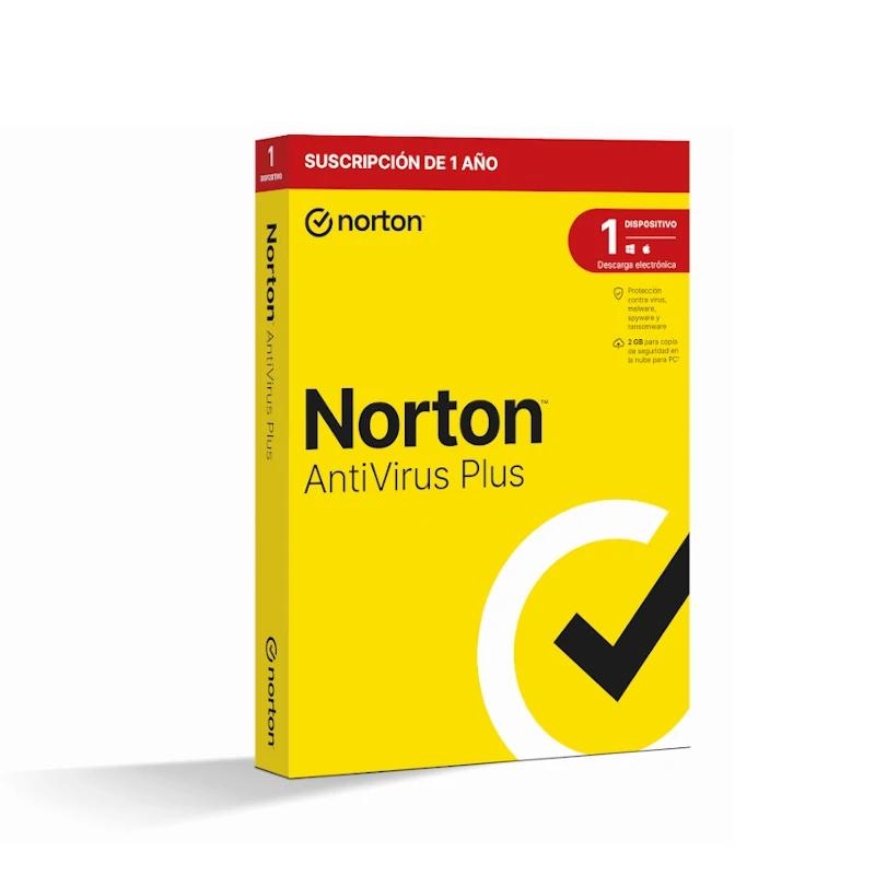 Norton AntiVirus Plus Segurança antivírus Base Espanhol 1 licença(s) 1 ano(s)