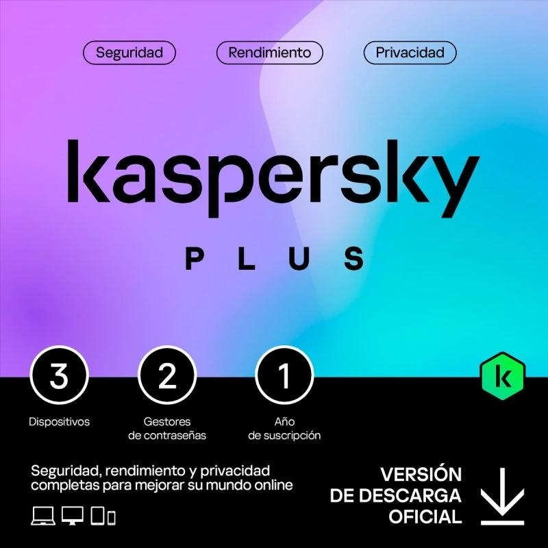 Kaspersky | Plus 3L/1A ESD | 3.5GB | 2GB