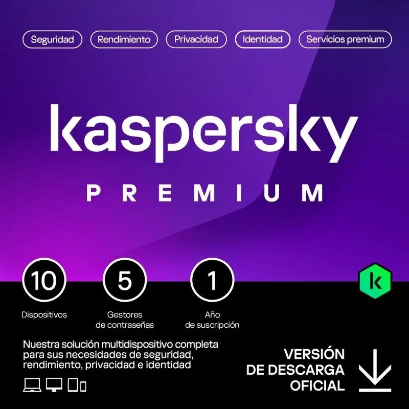 Kaspersky | Premium 10L/1A ESD | 3.5GB | 2GB