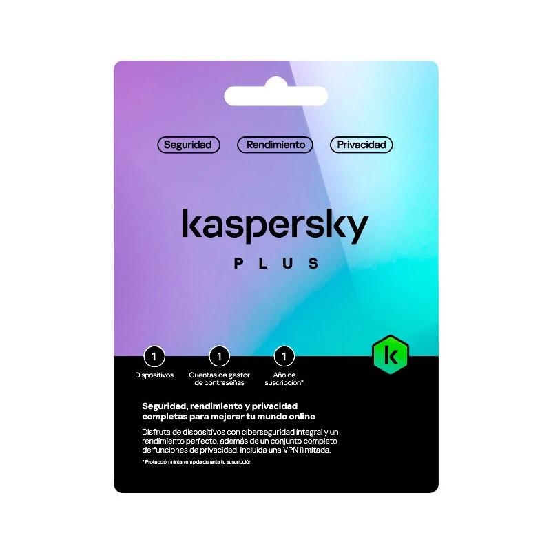 Kaspersky | Plus 1L/1A+ cartão
