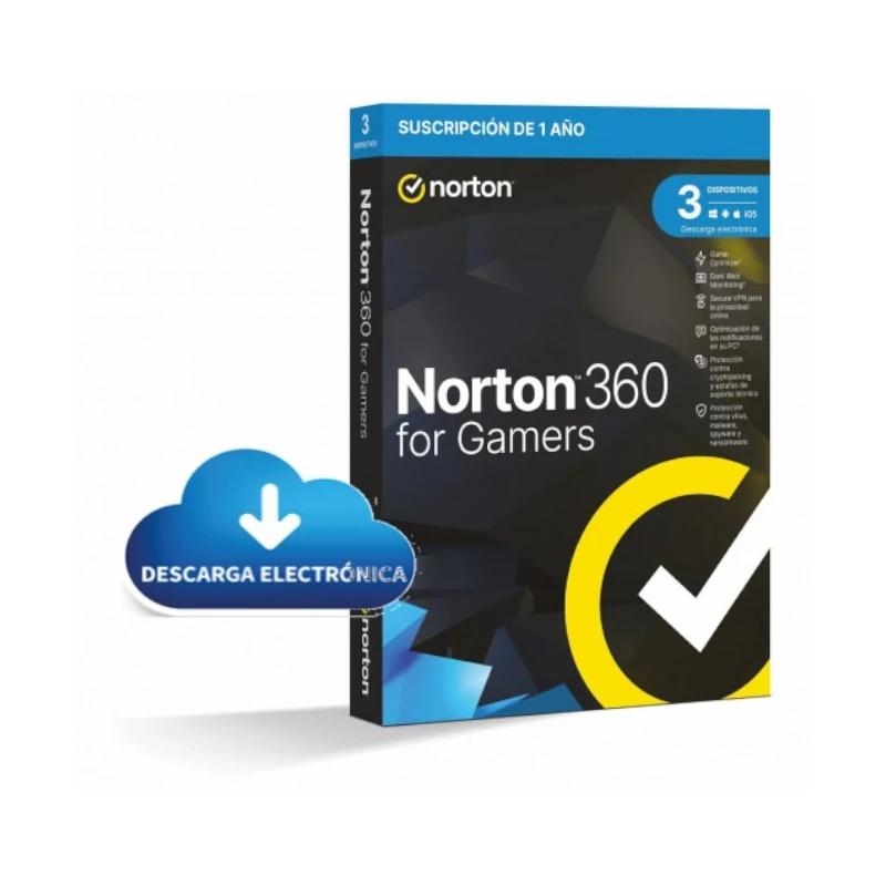 Norton 360 for Gamers Segurança antivírus Base Espanhol 1 licença(s) 1 ano(s)